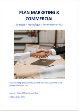 Guide PLAN MARKETING & COMMERCIAL Pack Pro - Edition 2026