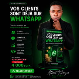 VOS CLIENTS SONT DÉJÀ SUR WHATSAPP