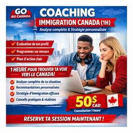 Coaching Immigration Canada (1h) – Analyse complète + stratégie personnalisée