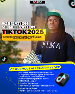 Formation Monétisation TikTok 2026 + Accompagnement Continu