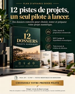 PLAN D AFFAIRES DIVERS