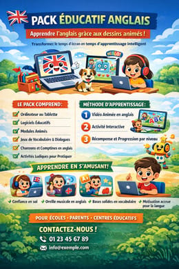 PACK ANGLAIS INFORMATIQUE ENFANTS