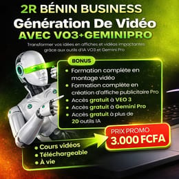Génération de vidéo Veo 3+ Gemini Pro