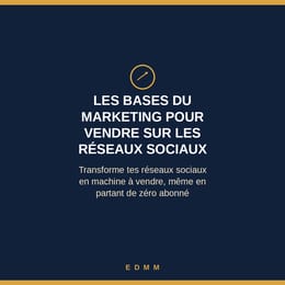 "Les bases du marketing pour vendre sur les réseaux sociaux"
