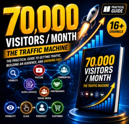 🔥 70,000 VISITORS/MONTH™ — Build Your Traffic Machine in 24 Hours for Just $1
