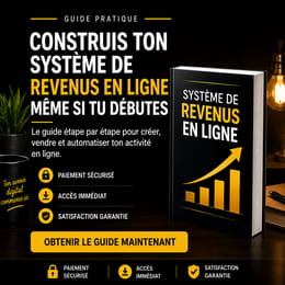 CONSTRUIS TON SYSTÈME DE REVENUS EN LIGNE MÊME SI TU DÉBUTES