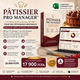 Pâtissier Pro Manager™- Calculateur de Coûts et Marges pour Pâtissiers