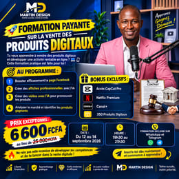 Accompagnement sur la vente des produits Digitaux