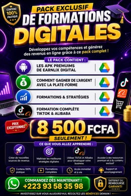 PACK EXCLUSIF DE FORMATIONS DIGITALES