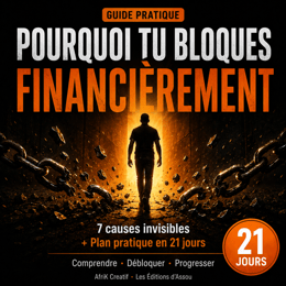 "Pourquoi tu bloques financièrement — 7 causes réelles + plan de 21 jours pour en sortir"