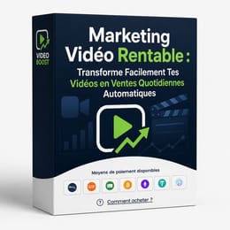 Marketing Vidéo Rentable (2026)-Transforme Facilement Tes Vidéos en Ventes Quotidiennes Automatiques