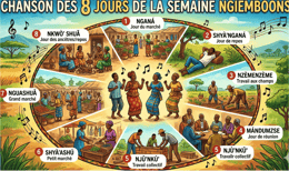 CHANSON DES 8 JOURS de la semaine NGIEMBOONS