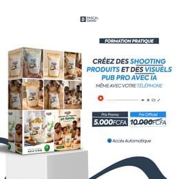 Créez des shooting et visuels de produits pro avec l'IA et votre simple téléphone portable.