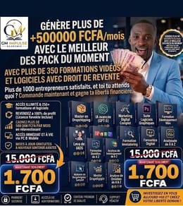 + 350 Formations vidéos et logiciels Pro. Accès à vie
