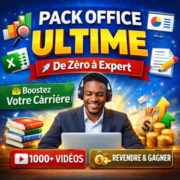 Pack de Formation Office Ultime : De Zéro à Expert + Droits de Revente Inclus