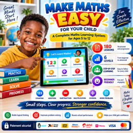 MY LITTLE MATHS GENIUS — HELP YOUR CHILD FEEL MORE CONFIDENT WITH MATH