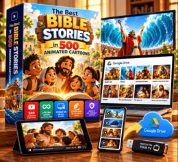 500 Christian Cartoons to Entertain Your Child & Nourish Their Faith — Trusted by 1,500+ Parents