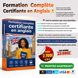 Formation complète certifiante en anglais