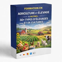 FORMATION EN AGRICULTURE ET ÉLEVAGE ET AUTRES : 30+ TYPES D’ÉLEVAGES ET DE CULTURES