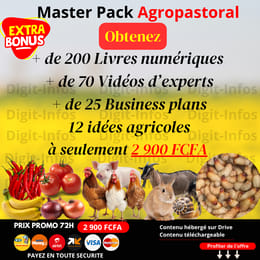 Master Pack Agriculture et Élevage 360° : Démarrez votre activité rentable en 30 Jours