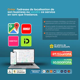 Créer l’adresse de localisation de son business ou vendre ce service en tant que freelance.