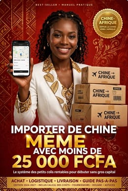 IMPORTER DE CHINE MEME AVEC MOINS DE 25 000 FCFA