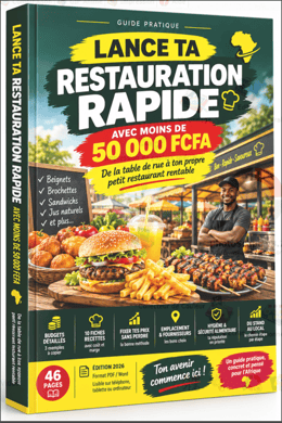 LANCE TA RESTAURATION RAPIDE AVEC MOINS DE 50 000 FCFA