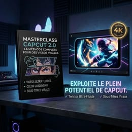 Masterclass Capcut 2.0: La méthode complète pour des vidéos virales