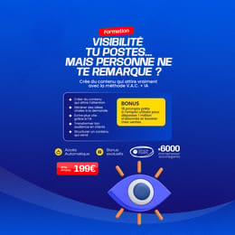 VISIBILITÉ - plus de visibilité et de ventes grâce à la méthode VAC.