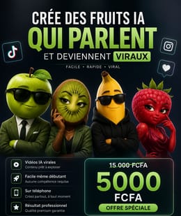 Créer des vidéos virales avec des fruits qui parlent