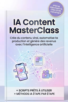 IA Content MasterClass CRÉE DU CONTENU VIRAL AVEC L'IA