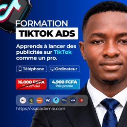 FORMATION PUBLICITÉ TIKTOK EN AFRIQUE - Découvre comment vite vendre avec la publicités sur TikTok !