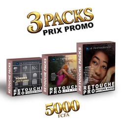 3 PACKS RETOUCHE PRO