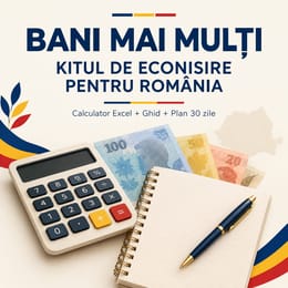 BANI MAI MULȚI — KITUL DE ECONISIRE PENTRU ROMÂNIA