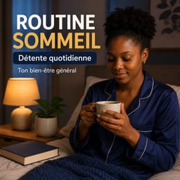 Routine sommeil et détente quotidienne