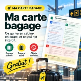 Ma carte bagage ✈️