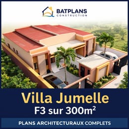 Villa Jumelle F3 sur 300m²