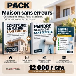 PACK COMPLET GUIDE CONSTRUCTION+REUSSIR CES TRAVAUX DE PEINTURE