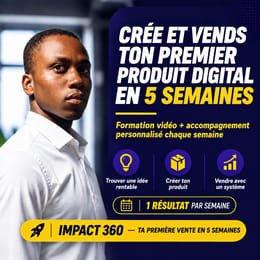 Lance ton produit digital et fais ta première vente en 5 semaines avec moi.