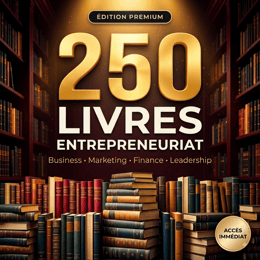🚀 Kit 250 Livres Entrepreneuriat (Business, Marketing, Finance,Dev. perso)