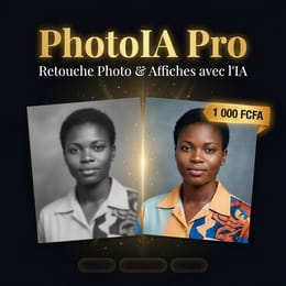 PhotoIA Pro — Maîtrisez la Retouche Photo et la Création d'Affiches avec l'IA en 5 Leçons