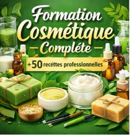 Formation complète en cosmétiques + 50 recettes professionnelles