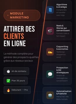 Attirer des clients avec Facebook et Instagram