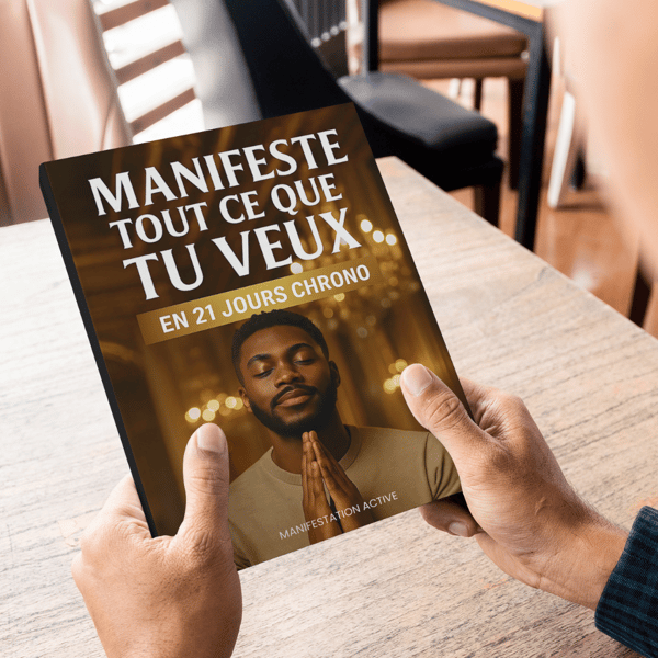 Manifeste Tout ce que tu veux en 21 Jours chrono grâce à la Méthode Africaine de la Pensée Créatrice