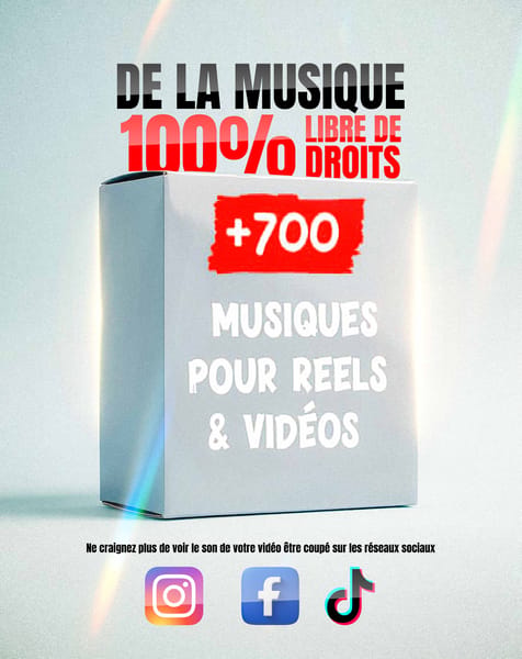 PLUS DE 700 MUSIQUES 100% LIBRES DE DROITS - VIDEOS REELS SHORTS