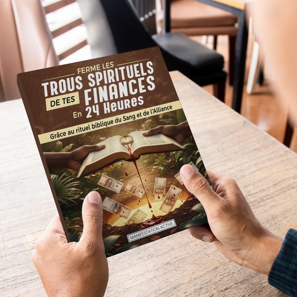 Ferme les trous spirituels de tes finances en 24h grace au rituel biblique du Sang et de l’Alliance