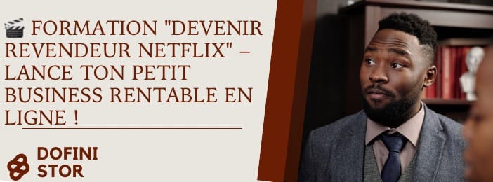 🎬 FORMATION "DEVENIR REVENDEUR NETFLIX" – LANCE TON PETIT BUSINESS RENTABLE EN LIGNE !