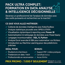 FORMATION COMPLÈTE EN DATA ANALYSE & STATISTIQUES MODERNES