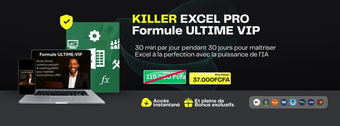PROMO Killer Excel Pro ULTIME-VIP