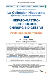 Pathologie hémorroïdaire